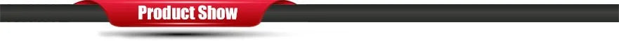 Red and black banner with Product Show text, homepage section divider