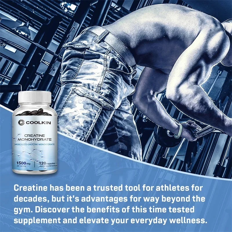 Creatine Monohydrate - Promote Muscle Recovery, Improve Athletic Performance, Improve Energy Endurance, Increase Muscle Mass