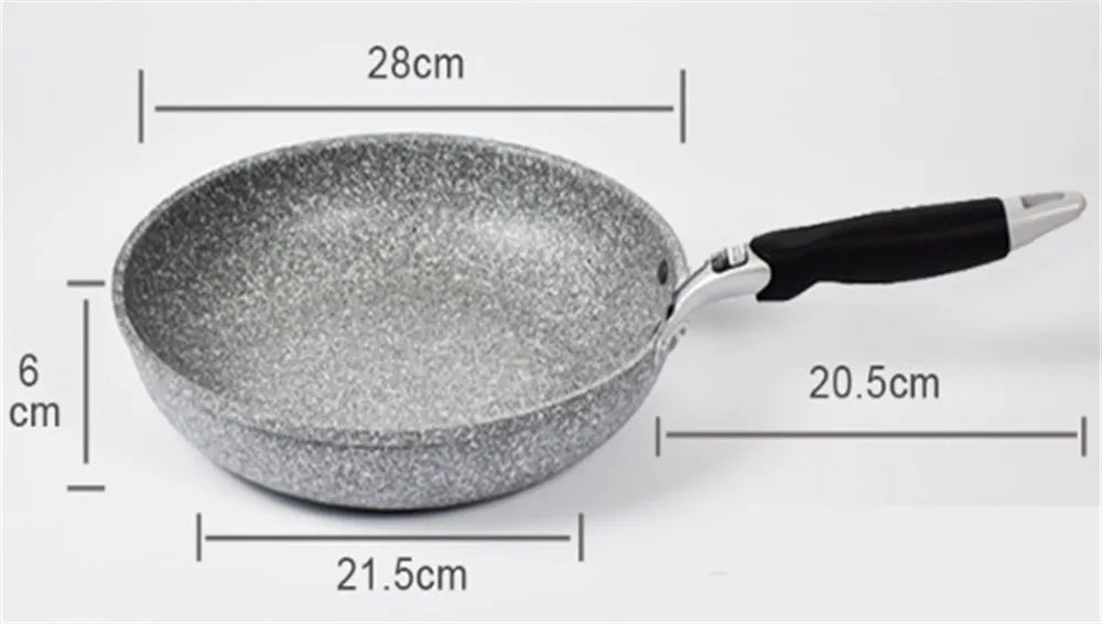 Non-Stick Pan Frying Pan Wok Pan 28cm Home Steak Skillet Pancake Fried Induction Cooker Gas Stove Special Saucepan Nonstick Pan