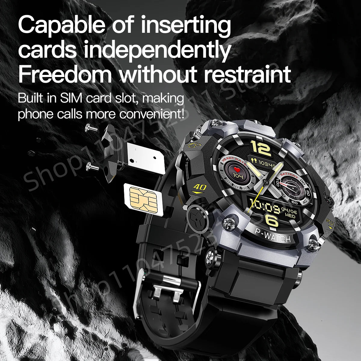 Original Q668 Smartwatch 4G 5G Full Netcom Smart Watch With 800W Dual Camera GPS WIFI NFC IP68 Waterproof Google Play Store