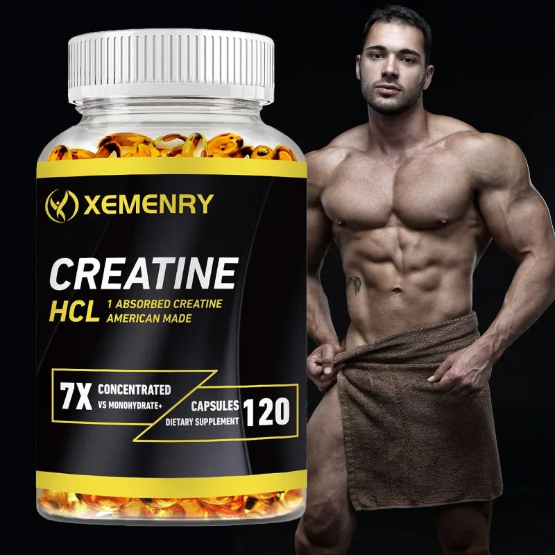 Creatine HCl - Muscle,Cognitive,and Cellular Energy Support,Boosts Energy, Endurance, Improves Athletic Performance