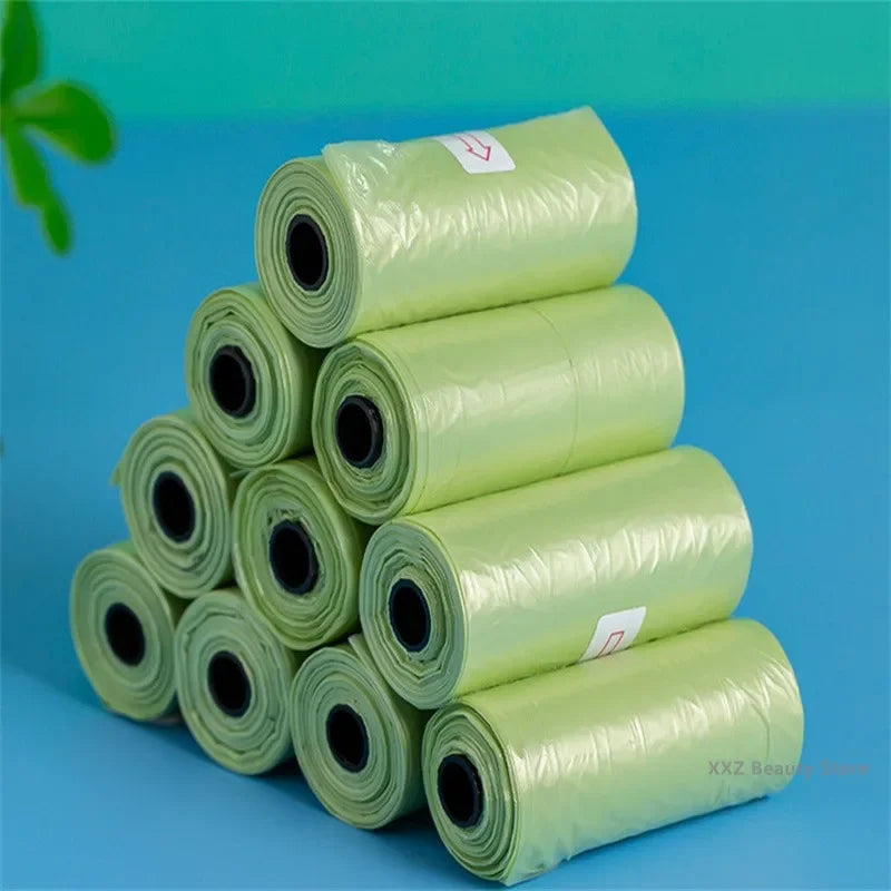10/20/50/100PCS Biodegradable Pet Supplies Dog Poop Bags For Waste Refuse Cleanup Puppy Cat Pooper Scooper Bag Outdoor Clean