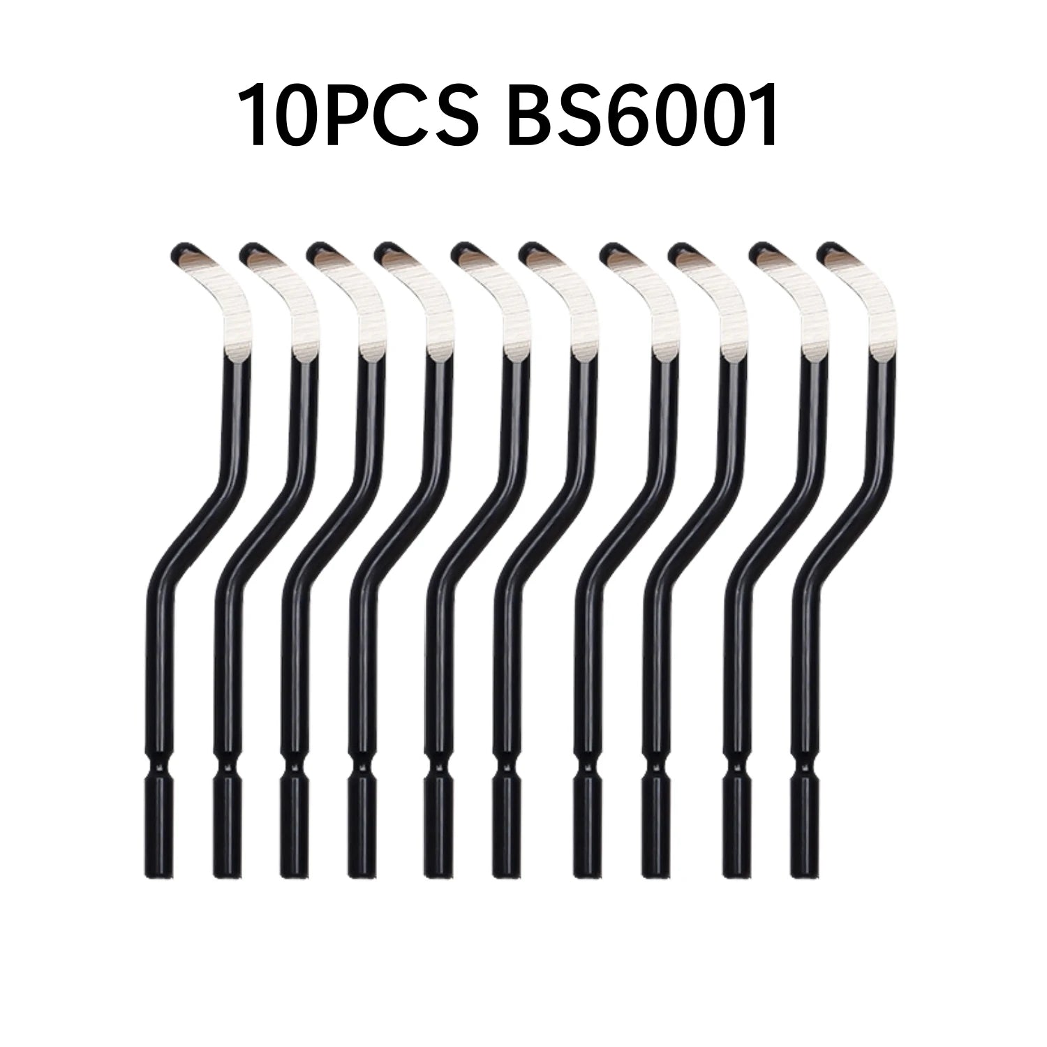 10PCS Deburring Blades Set High-Speed Steel Rotary Blades for Precision Deburring Compatible with Universal Deburring Tools
