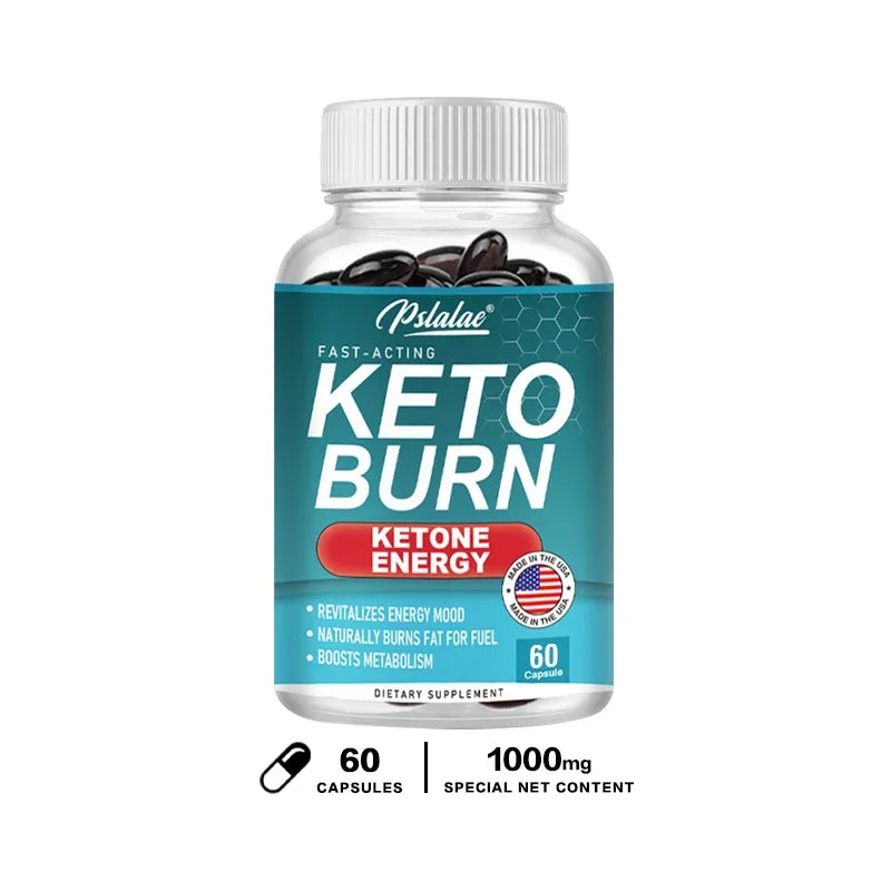 Keto Burn Capsules - Healthy Weight Management, Fat Burner, Improve Digestion, Boost Immunity, Non-GMO