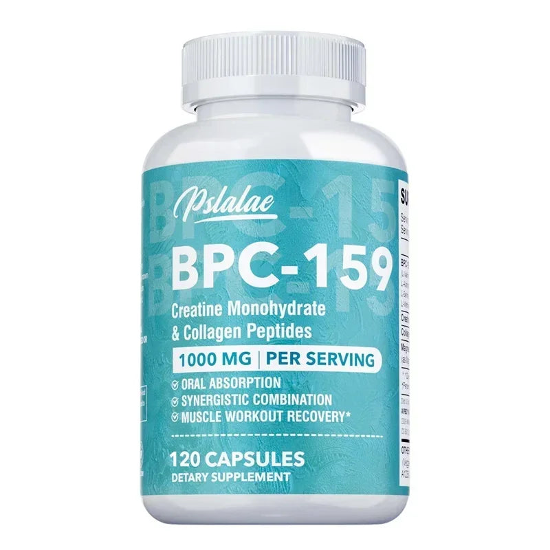 BPC-159 Peptide Capsules - Post-Workout Recovery, Relieve Muscle Soreness, for Bone and Joint Health, Sports Nutrition Diet