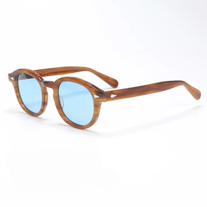 Polarized Sunglasses Men Brand Johnny Depp Sun Glasses Lens Woman Luxury Vintage Acetate Driver's Shade