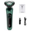 Smart Electric Shaver with LCD Display – 3D Floating Triple Head Razor, USB Rechargeable & Waterproof for Shaving Beard Trimming