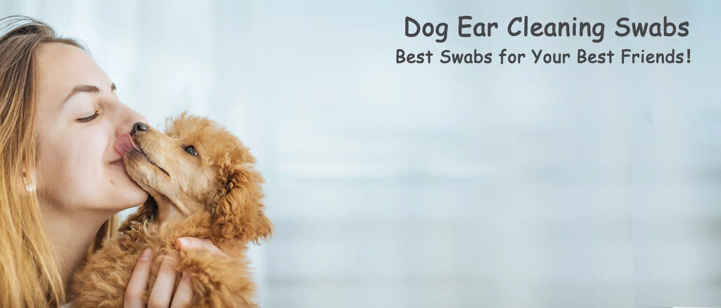 100/300/500pcs 6 Inch Long Cotton Swabs for Pet Cleaning, Bamboo Handle, Pet Ear Cleaning Solution Supplies for Dogs and Cats
