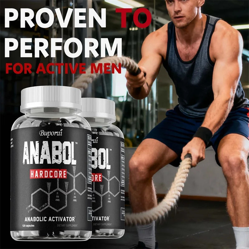 Anabol Supplement - Helps with Muscle Growth and Recovery, Improves Athletic Performance, Increases Strength, Relieve Fatigue