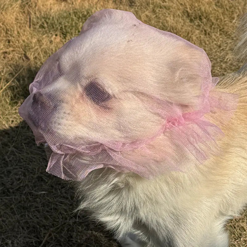 Comfortable Mesh Dog Mouth Cover Prevents Mess Eating Suitable for Small to Medium Dogs Prevents Biting And Licking