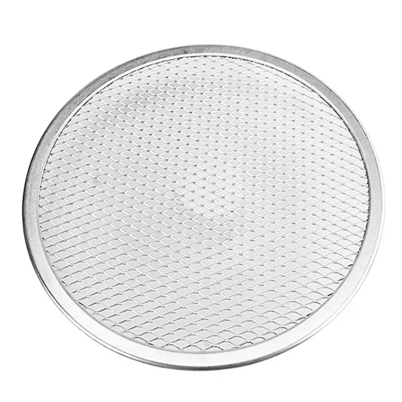 1PC 6-20 Inch Pizza Screen Pan Metal Net Non Stick BakingTray New Seamless Aluminum Alloy Metal Net Bakeware Kitchen Pizza Tools