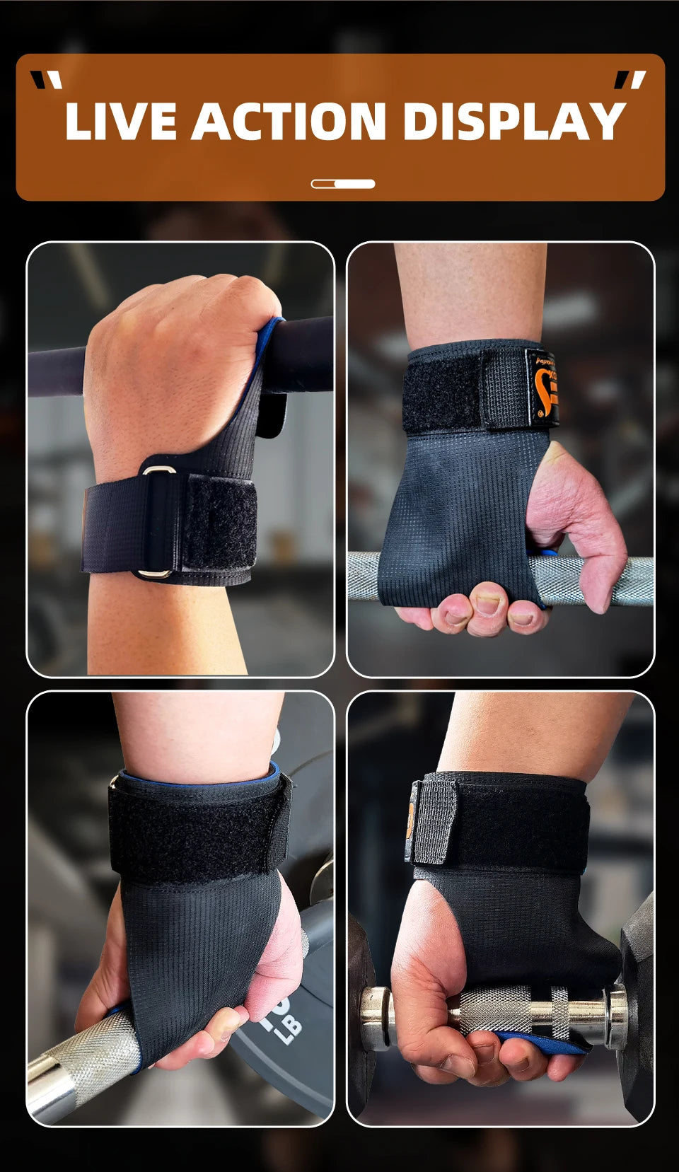 Weightlifting Grip Lifting glove Guantes Crossfit Guantes Para Entrenar Gym перчатки для подтягивая Luva MusculaçãoCalleras
