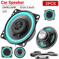4/5/6.5 Inch Universal Car Speaker 100W/160W HiFi Coaxial Subwoofer 12V Full Range Speaker Sensitivity 92dB Car Subwoofer Stereo