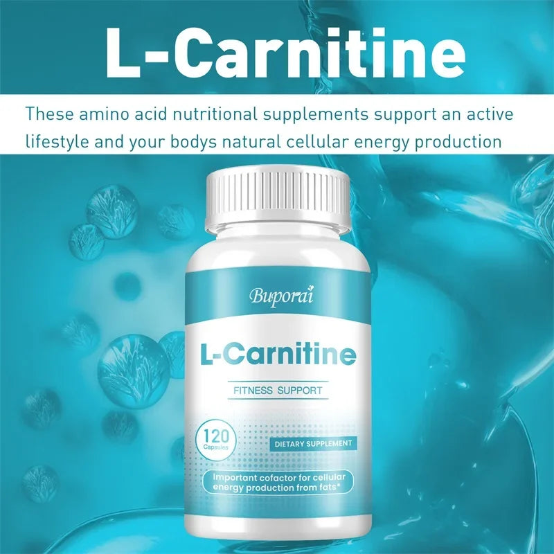 L-Carnitine Capsules - Weight Management,Support Energy,Grow Muscles, Promote Metabolism, Improves Memory and Concentration