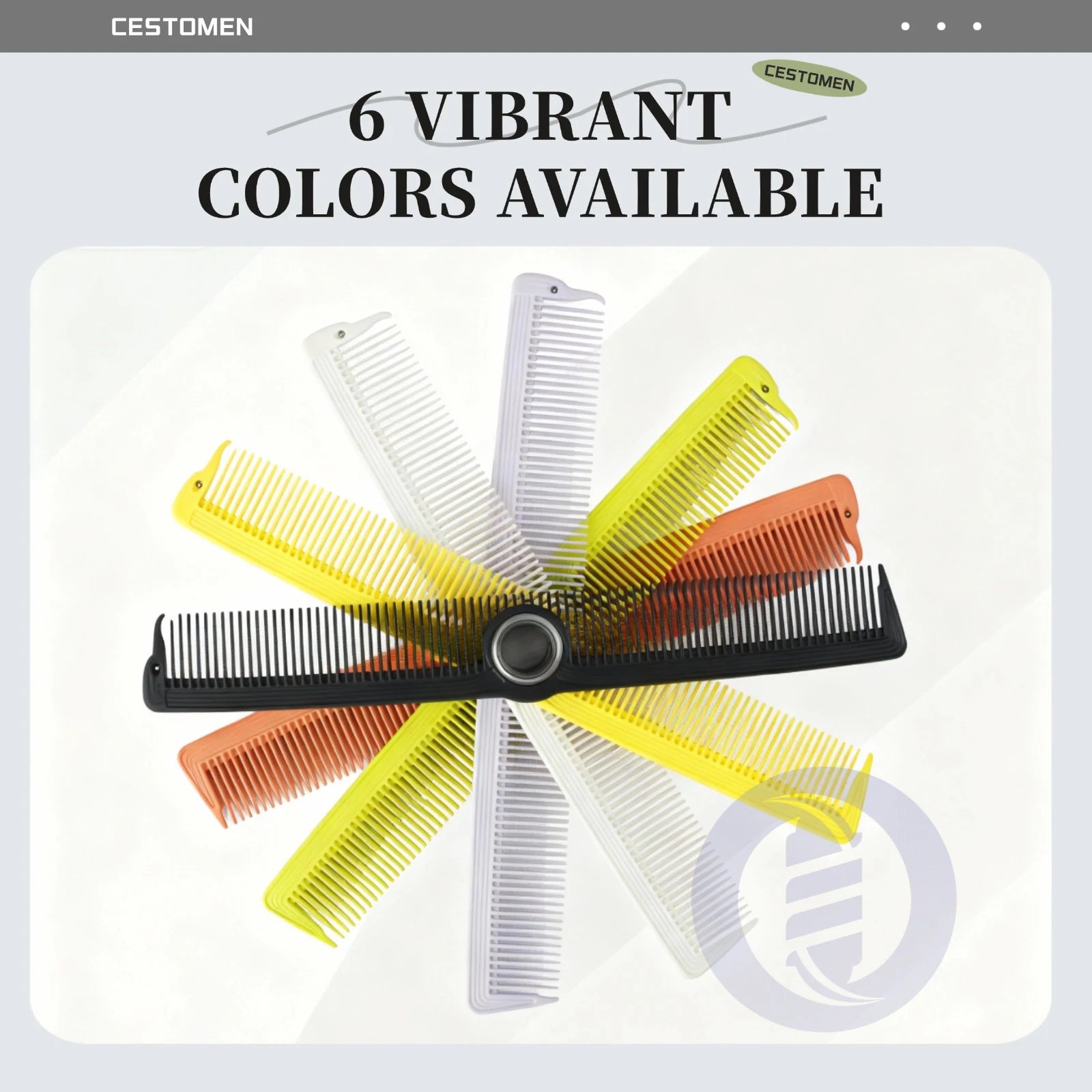 NEW Spining Hair Cutting Comb Professional Fine Teeth Antistatic Barber Hair Comb Salon Heat-Proot Hairdressing Accessories Tool