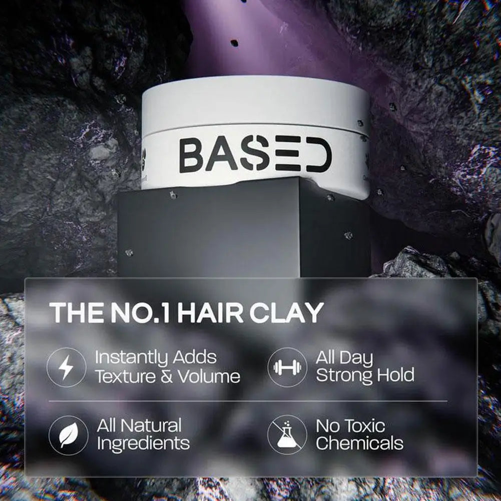 BASDE Styling Hair Paste Rapid Shaping Matte Volumizing Hair Styling Wax Stick Thickening Radiant And Glossy Hair Care Essence