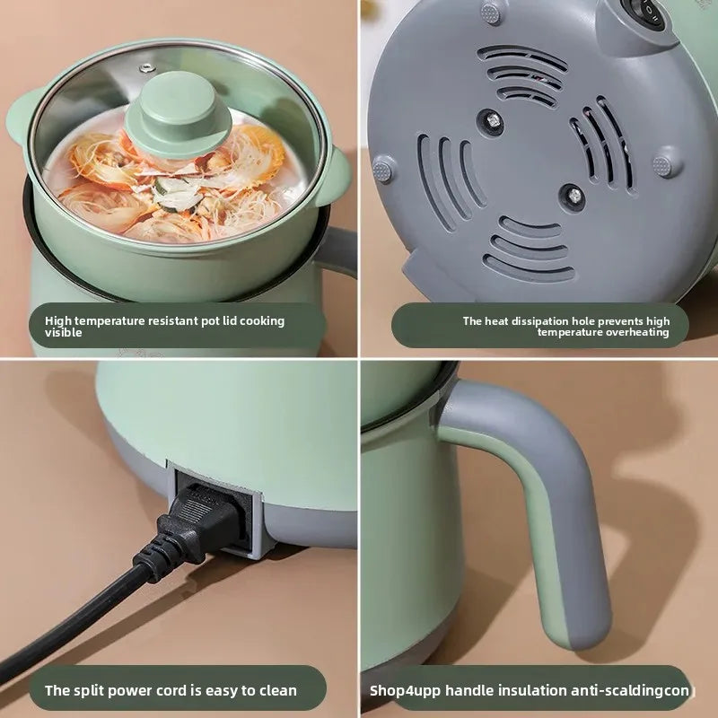 Mini Multi-Function Electric Cooker Small Integrated Steaming And Cooking Dormitory Noodles Home Use Single Person Mini Electric