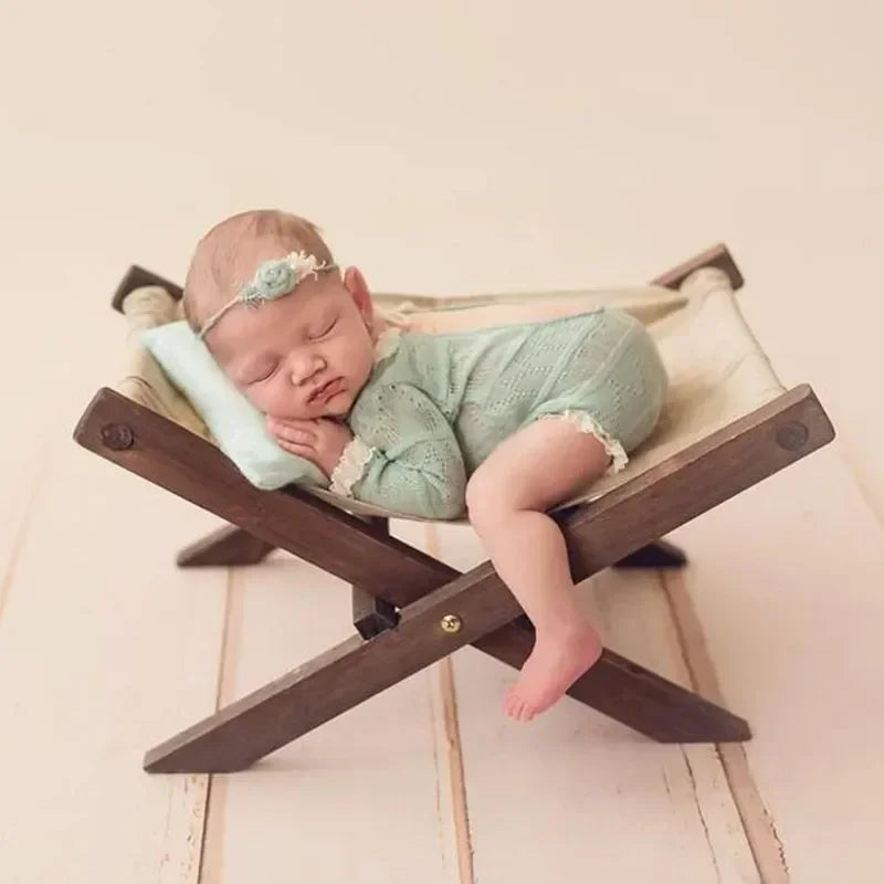 Folding Recliner Multifunctional Sofa Colorful Retro Deck Chair Newborn Baby Photography Props For Studio Shooting Scene Supply