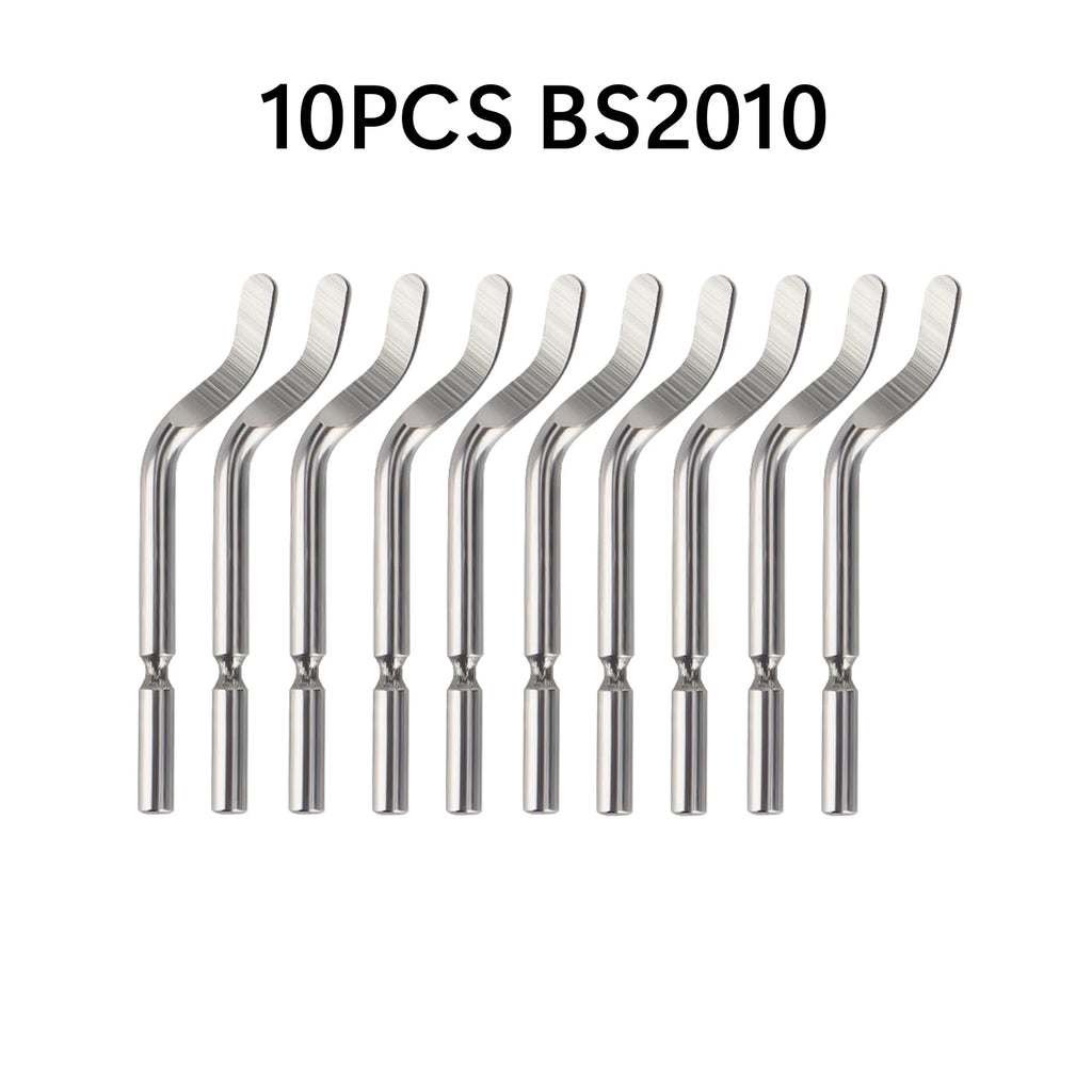 10PCS Deburring Blades Set High-Speed Steel Rotary Blades for Precision Deburring Compatible with Universal Deburring Tools