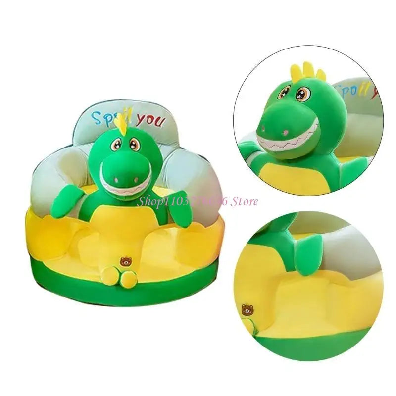R6FD Baby Learning Sit Sofa Chair Cartoon Toddler Couch for Infants & Toddlers