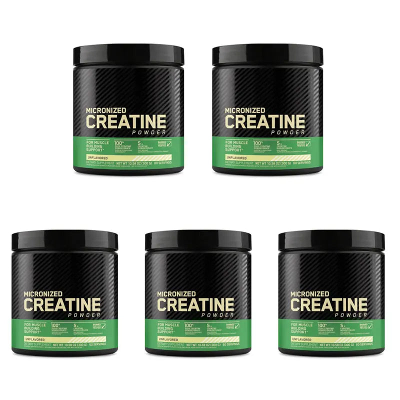 Micronized Creatine Monohydrate Powder Support Strength and Muscle Performance Unflavored 60 Servings 300 Grams