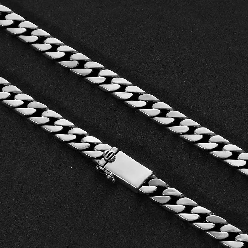 925 Silver Chains Original Certified Cuban Chain Authentic 925 Silver Necklace