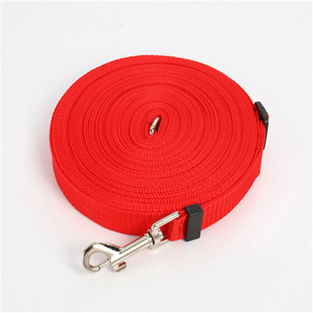 Long Dog Training Leash Tracking Line Puppy Obedience Recall Training Agility Lead 10m 20m 30m 50m Leash for Play Camp Backyard