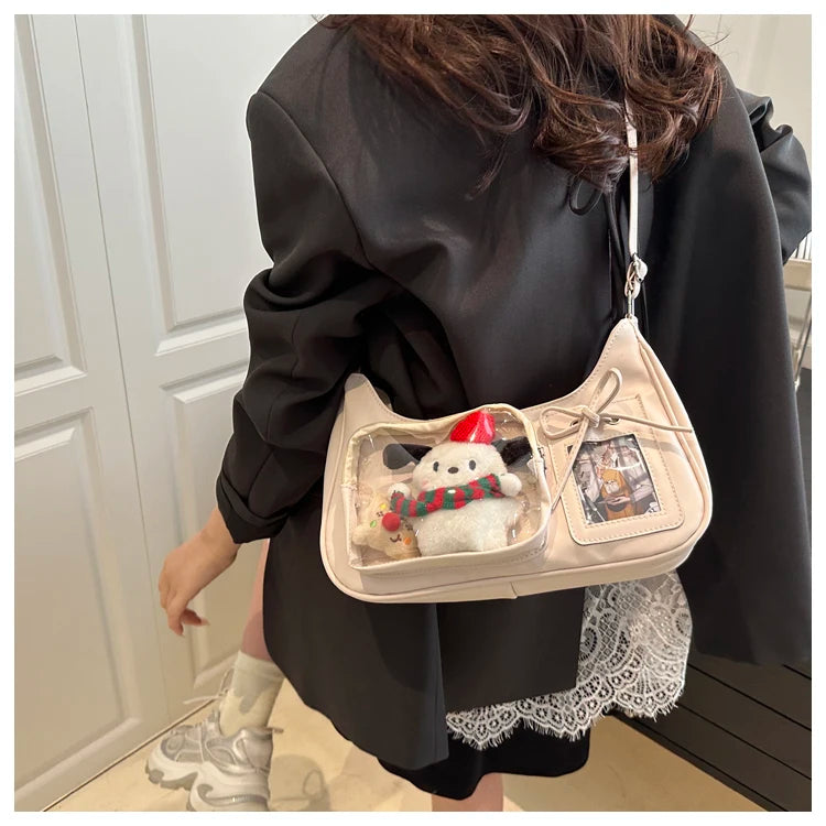 Design Sensation Single Shoulder Slant Crossbody Bag Basic Model Grain Bag Pain Bag for Girls Soft Synthetic Leather Sq...