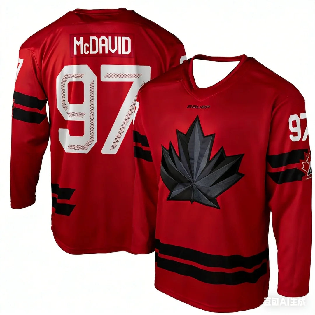 2026 Canada Ice Hockey Jersey McDavid Fan Special Edition Ice Hockey Jersey Sports Men's T-Shirt Kid's Clothing Tee Y2k Woman