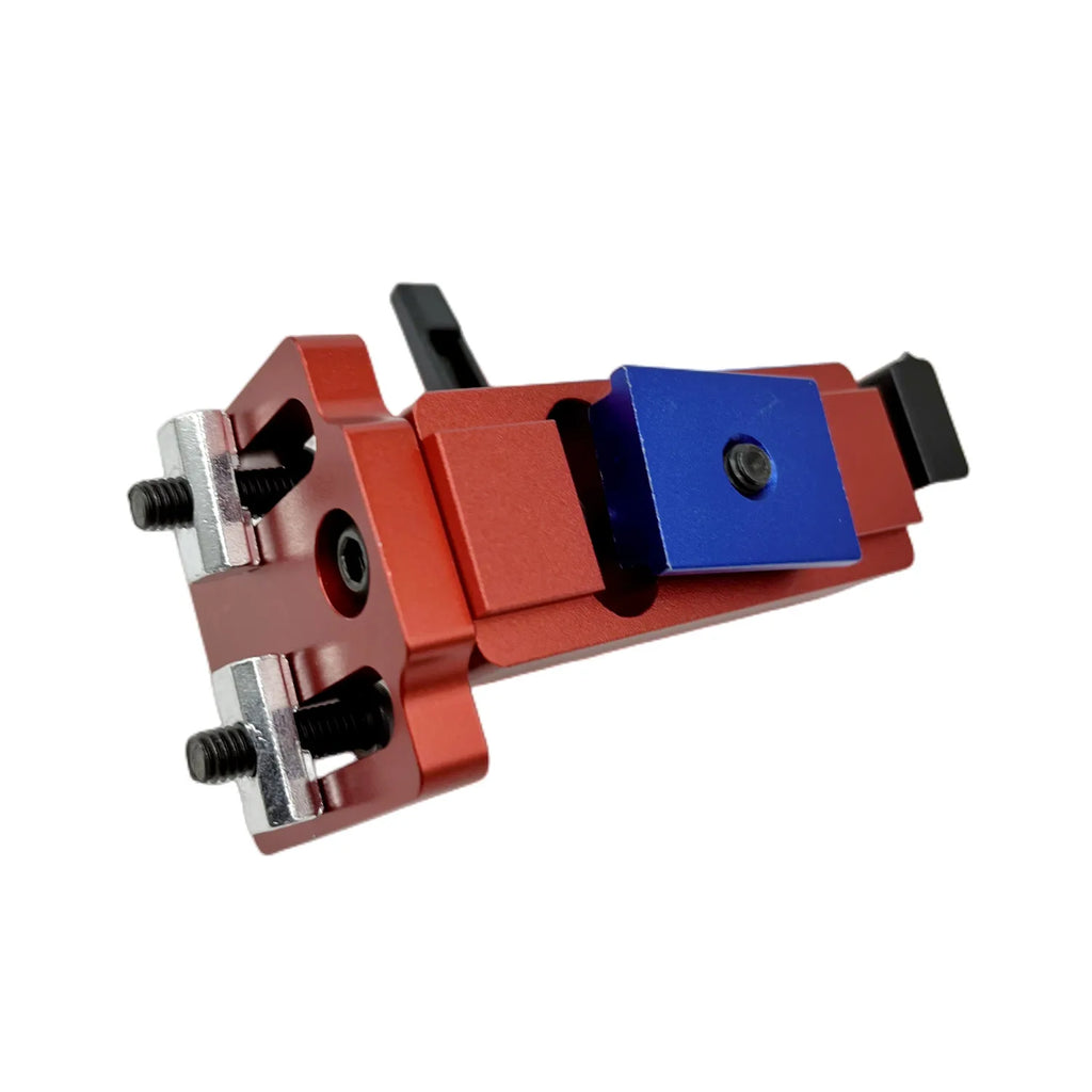 Miter Track Stop T-Slot T-Tracks Stop Chute Locator Aluminium Alloy Backing Connector for Woodworking Guide Rail Table Saw DIY