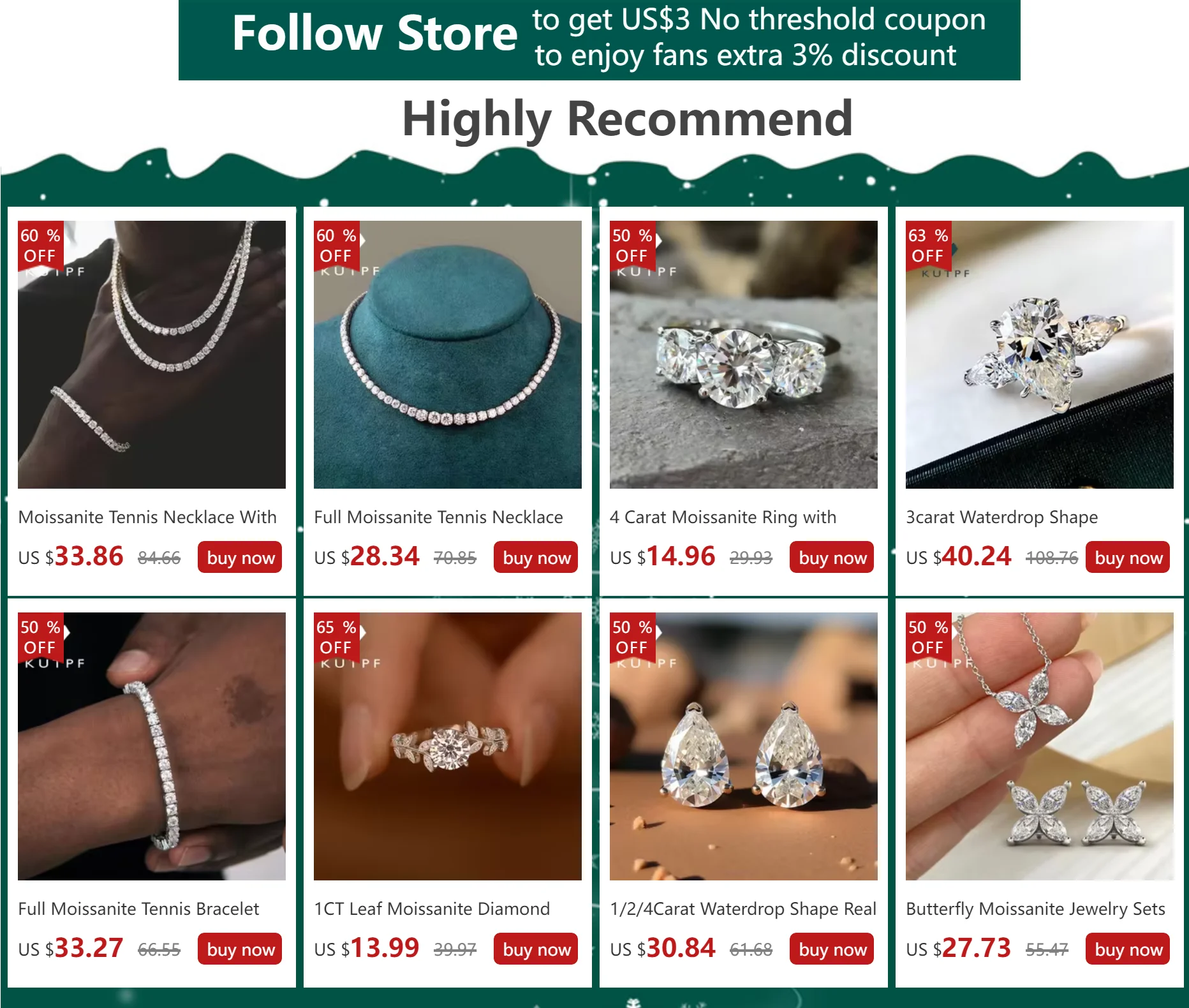 Riviera Necklaces Full Moissanite Tennis Necklace for Women 925 Sterling Silver Size Gradient Diamond Choker with Certificate