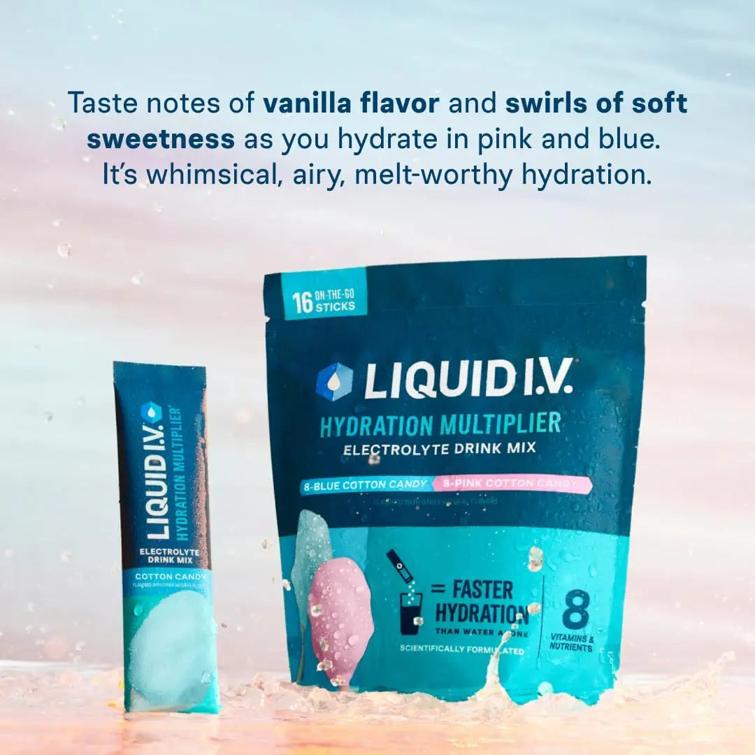 Hydration Multiplier - Cotton Candy | Electrolyte Powder Drink Mix | 1 Pack (16 Servings)