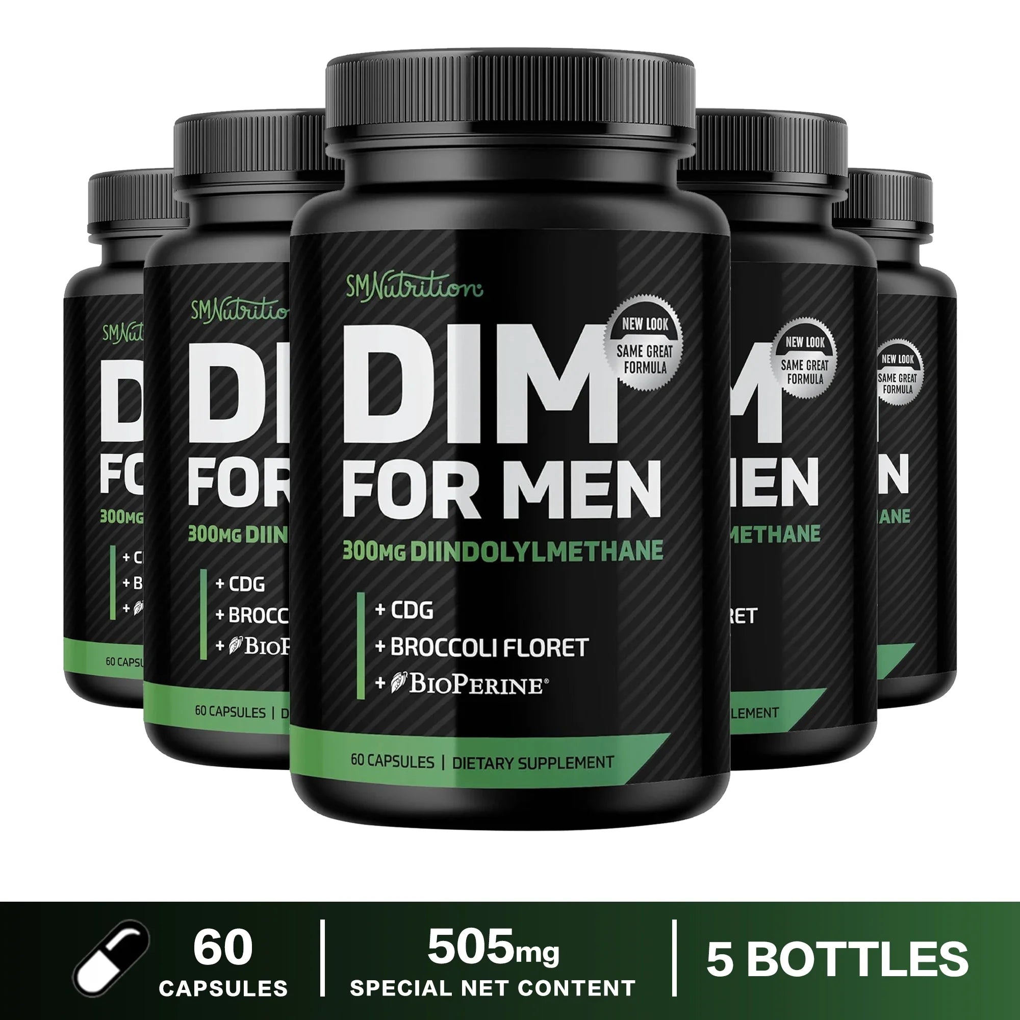 DIM Supplement for Men - Increase Hormone Levels, Improve Physical Fitness, Prostate Health, and Boost Energy