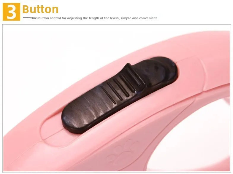 Automatic Retractable Dog Leash Outdoor Pet Traction Device ABS Material Non-Patented Pet Supplies Dog Walking Rope