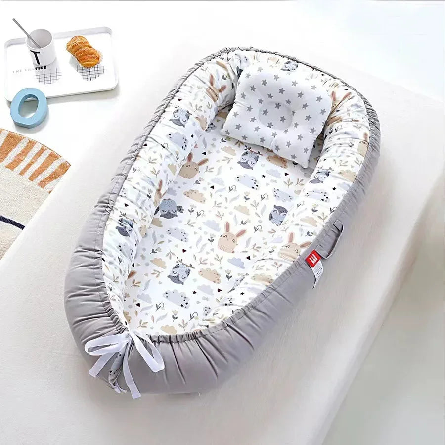 Cotton Baby Soft Bed Convenient Newborn Baby Bed Middle Bed Baby Enlarged Bed Baby Bed Circumference Baby Bed