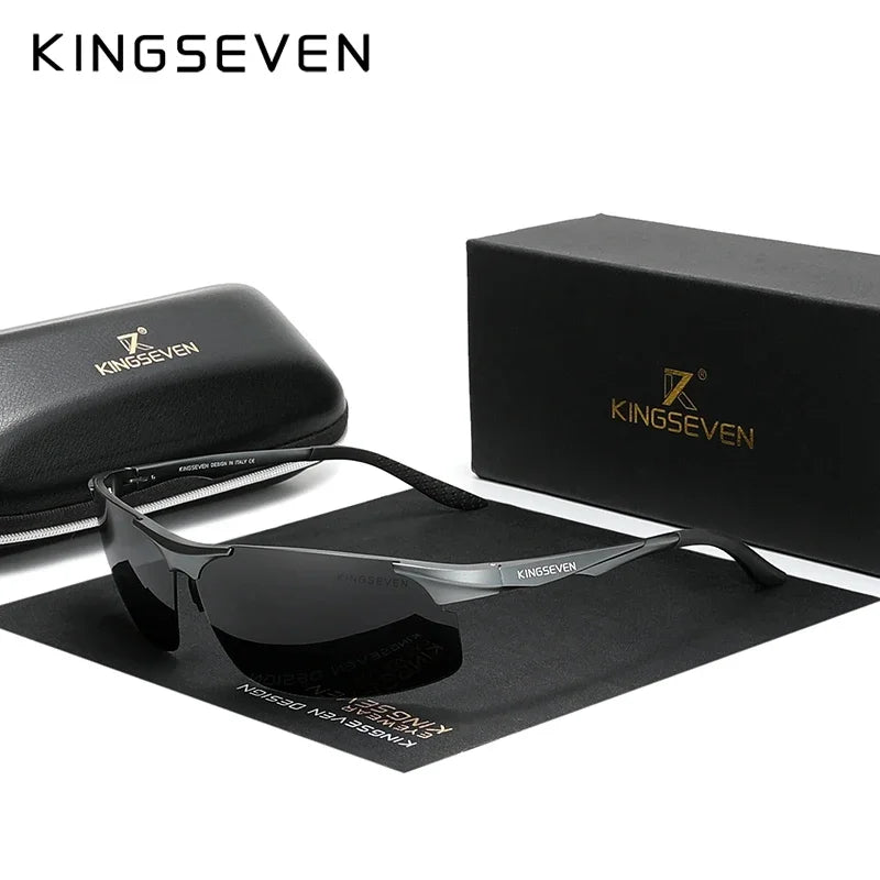 KINGSEVEN UV400 Polarized Men Sunglasses Cycling Driving Mirror Lens Male Glasses Anti-glare Women Fishing High Quality Eyewear
