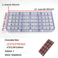 Chocolate Bar Mold Baking Pastry Tools For Baker Polycarbonate Chocolates Bar Bonbons Molds Baking Pastry Confectionery Mould