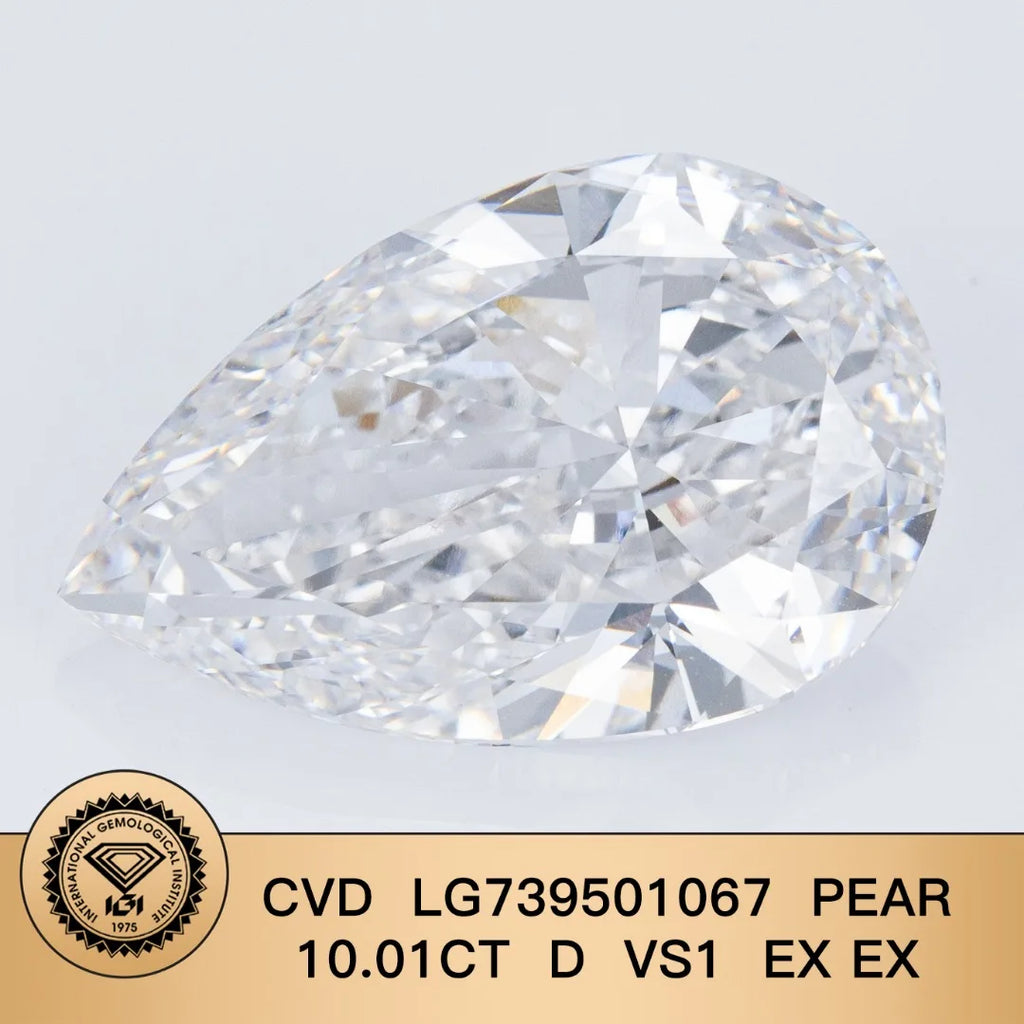Limited-time 50% off on large With IGI Certificate 7ct 8ct 9ct 10ct 20ct 30ct Big Lab Grown Diamonds CVD Laboratory Diamond