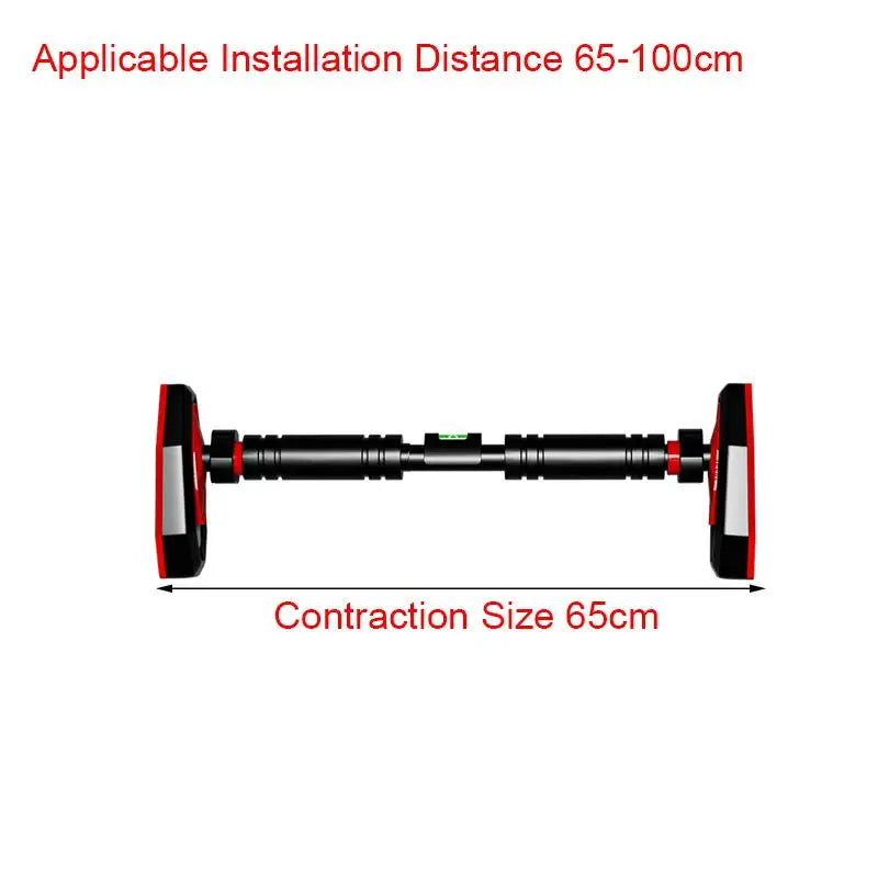 HUA Home Gym Pull-Up Bars Training Horizontal Bar Non-Slip Telescopic Chin Up Bar Fitness Training Bar Anti-Reversing Sit Up Bar