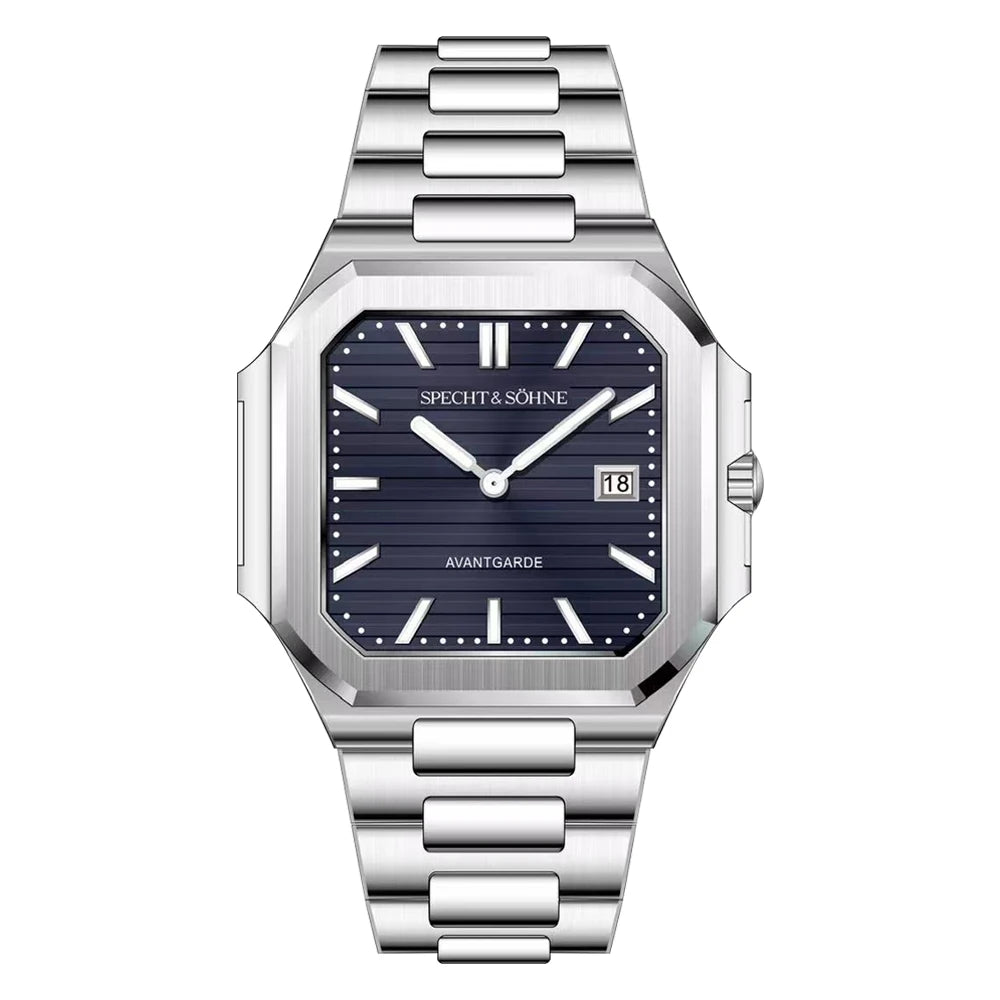 2025 Specht & Söhne New Hot Selling Ultrathin Cubic Watch For Men Quartz Wristwatch Sapphire Green Color Luminous Waterproof