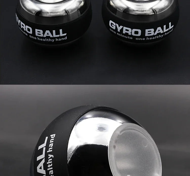 All metal  wrist gyro forearm strength led gyro ball arm muscle fitness training equipment Intensify Professional training