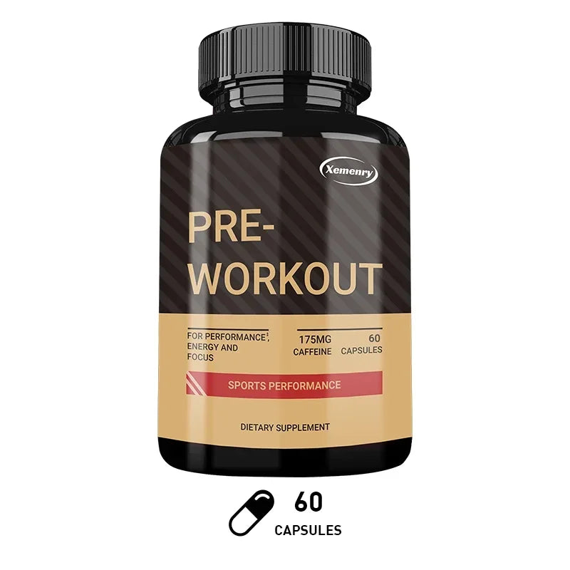Pre-Workout Supplement - Promote Muscle Growth, Increase Strength and Improve Exercise Recovery