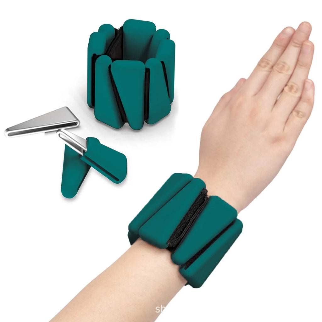 Pilates Weight Bangles Wrist & Ankle Weights for Women les - Set of 2, 1LB/ 2LB Each