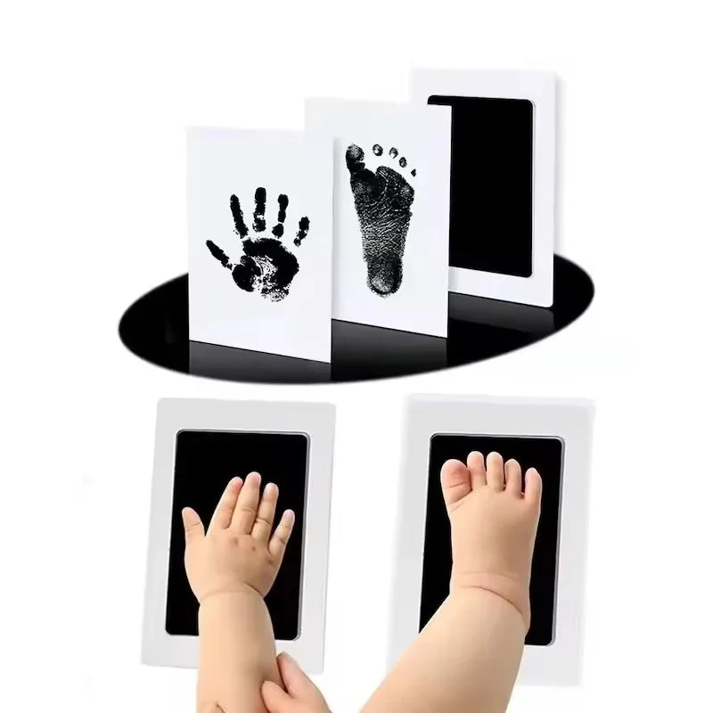 Safe Non Toxic Baby Handprint Footprint Ink Pad For Infant Pet Paw Print Easy Clean Cute Keepsake Photo Frame Accessories