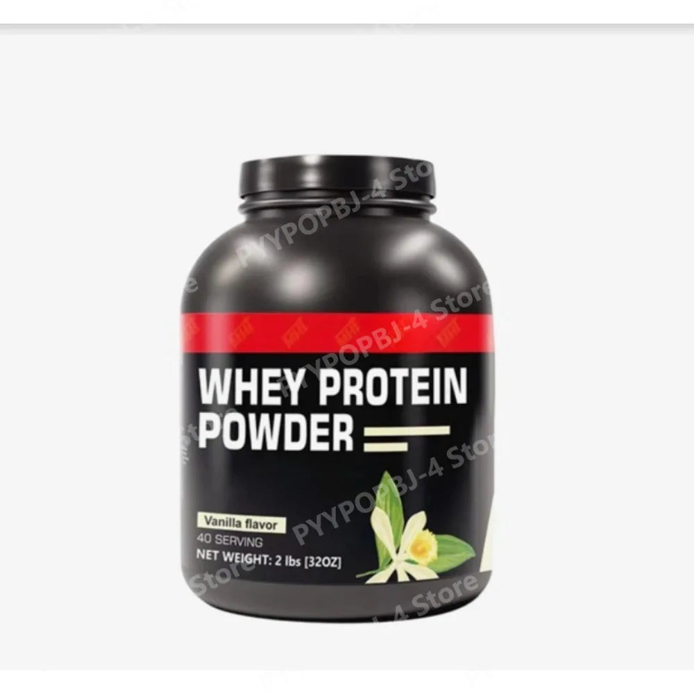 Whey Protein Powder 2lbs - 80% Protein, Gold Ratio Whey for Muscle Growth & Recovery, Vanilla/Chocolate/Strawberry, 40 Servings
