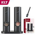 1PC/2PCS Electric Automatic Pepper Grinder Set Salt And Pepper Mill Adjustable Coarseness Spice Grinder for Kitchen