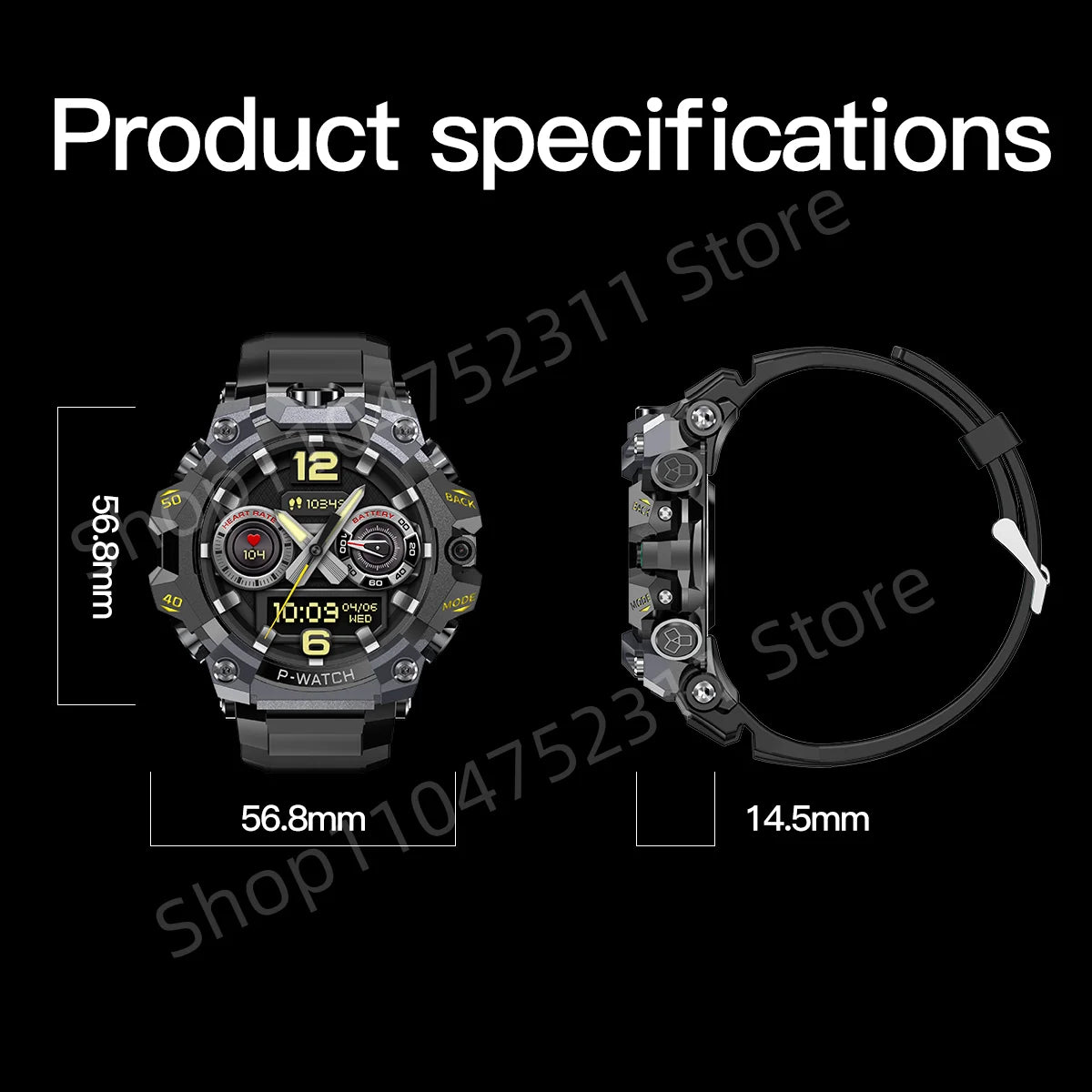 Q668 5g Full Netcom Smartwatch 1.508 inch Amoled HD Screen inset 4g/5g Sim Card GPS WIFI IP68 Waterproof Swimming Smart Watch