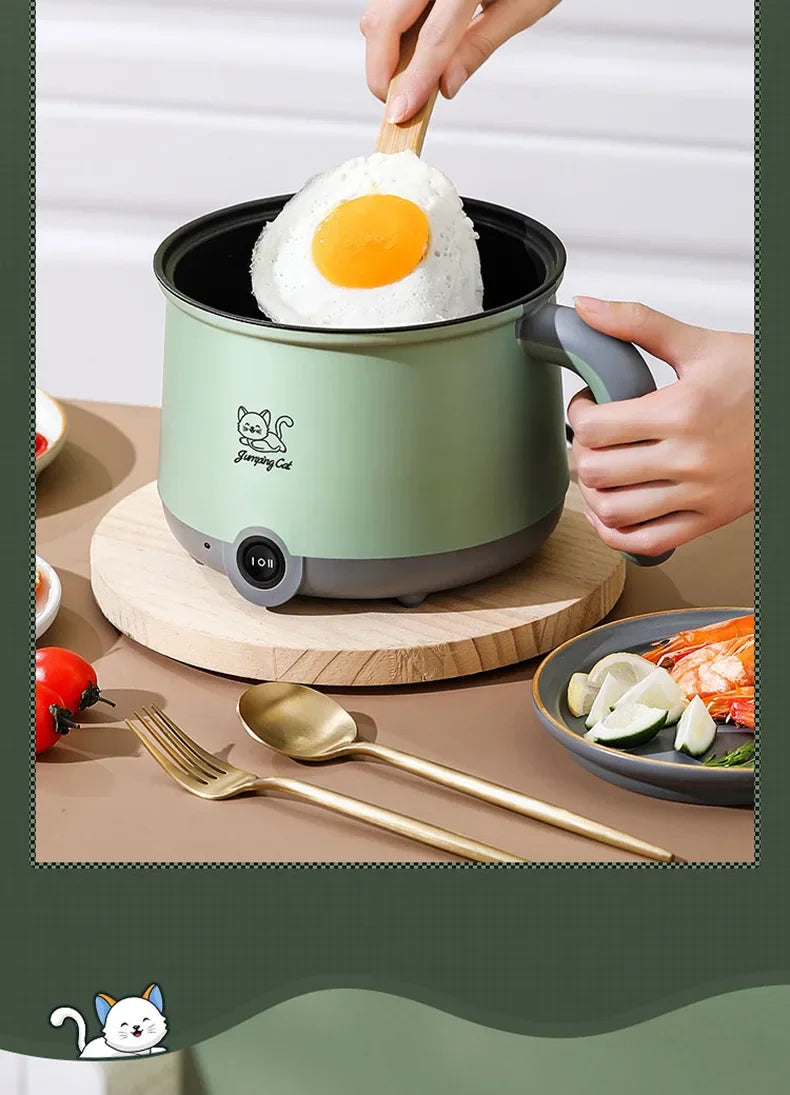 Mini Multi-Function Electric Cooker Small Integrated Steaming And Cooking Dormitory Noodles Home Use Single Person Mini Electric