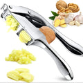 Garlic Crusher 2 in 1 stainless steel garlic minced garlic slices kitchen high quality easy to clean kitchen extrusion tool