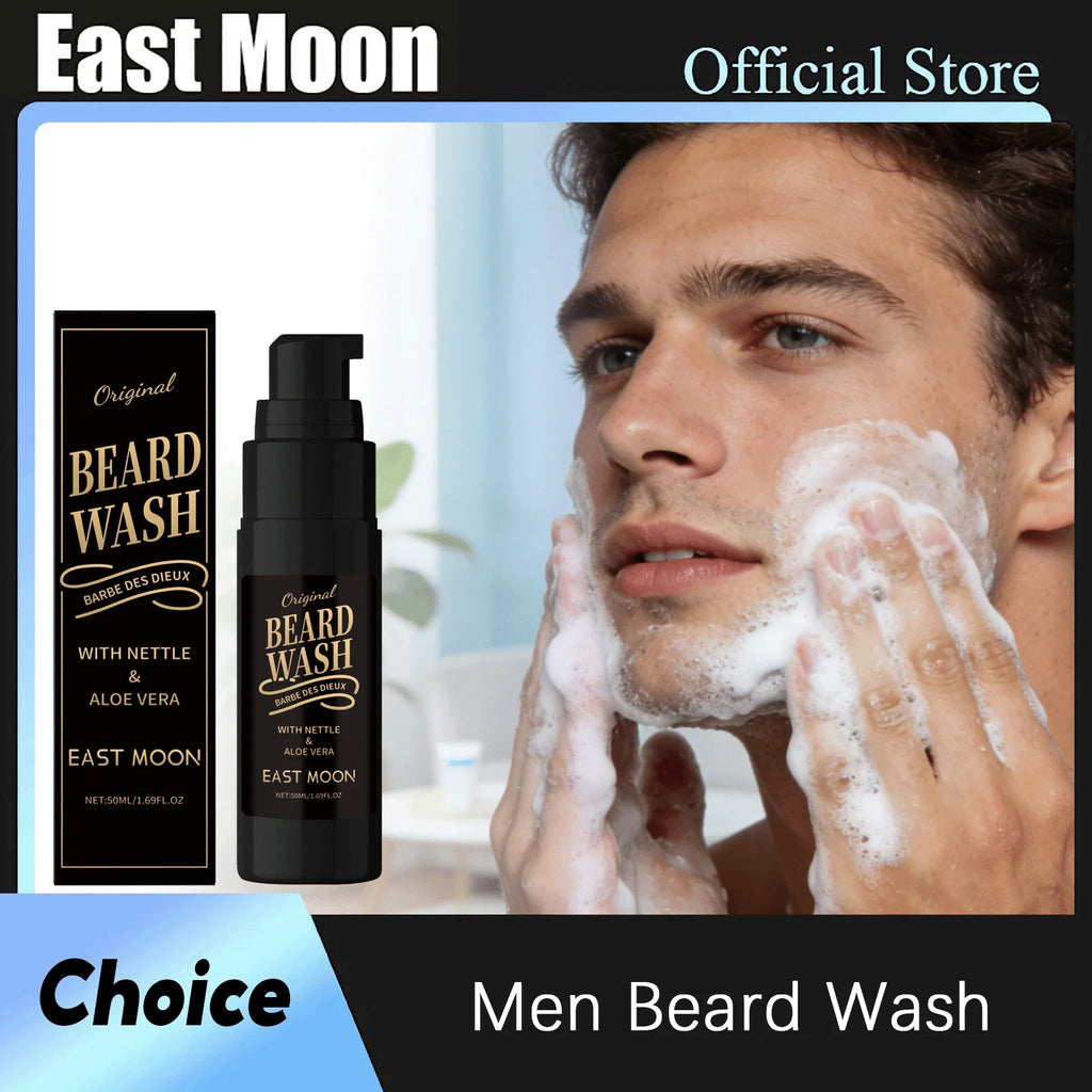 Aloe Repair Beard Wash Soothe After Shave Skin Reduce Skin Discomfort Refresh Moisturizing Gentle Repair Nourish Beard Shampoo